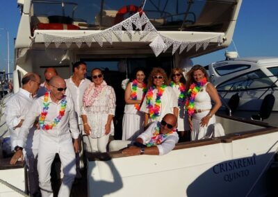 Despedidas solteras en barco. Alquiler barco
